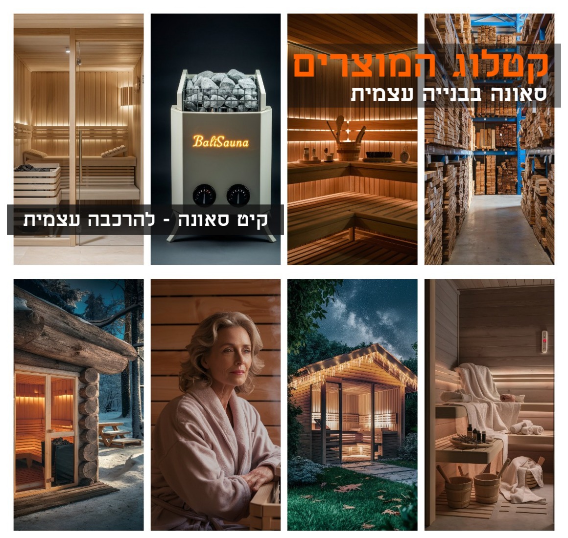  sauna-wood  עץ גלריה ציפוי קיר לסאונות המלוק קנדי  במרכז המכירות ניתן למצוא עצים שונים לבניית סאונה אישית.