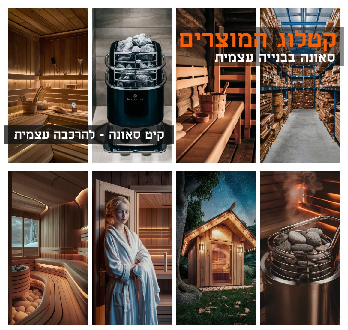  sauna-wood  עצים גלריה סאונה אורן  המכירות מציע מבחר רחב של עצים לבניית סאונה בעצמך.