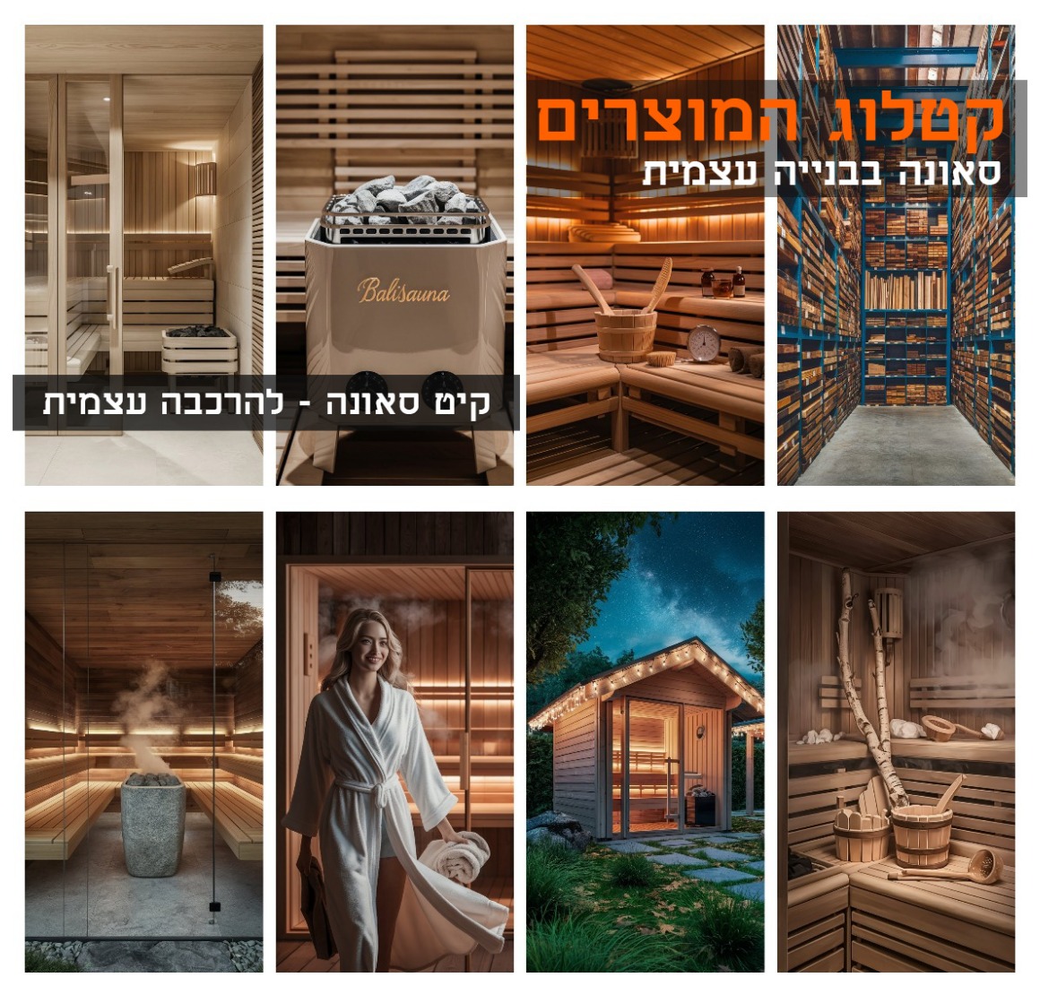  sauna-wood  עצים לוחות ציפוי לסאונה פינית המלוק קנדי  מרכז המכירות מציע עצים מיוחדים לבניית סאונה אישית.