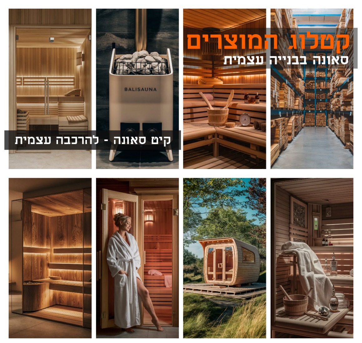  sauna-wood  עצים חיפוי קיר לסאונה יבשה אשוח  המרכז מציע עצים מיוחדים לבנייה עצמית של סאונות ביתיות.