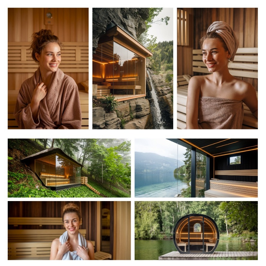 Your perfect sauna is just a DIY project away! Save 60–80% with our *DIY Sauna Kit*, select the right size, and follow our pro-level YouTube tutorials for a stunning outcome.  