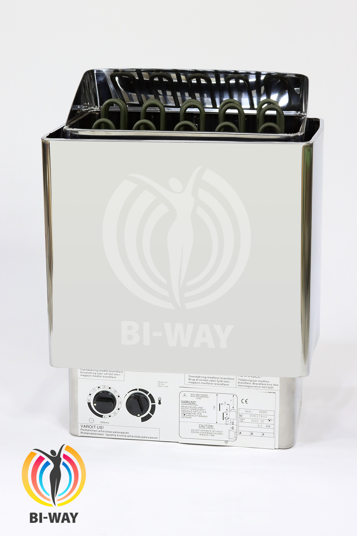 תנור סאונה 9KW נירוסטה